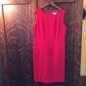 Dress Barn sleeveless red dress